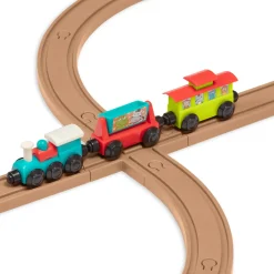 All Aboard – kolejka z torami i znakami 29 el., magnetyczne wagony 2+