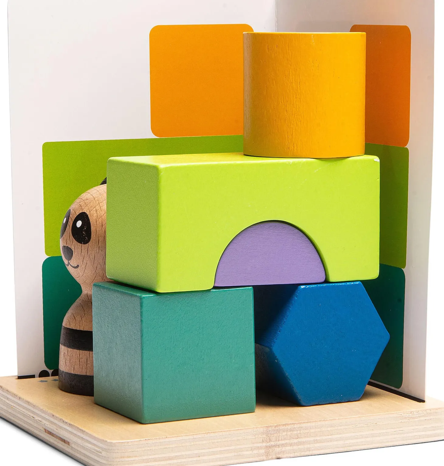 Łamigłówka 3D PANDA, drewniana gra edukacyjna