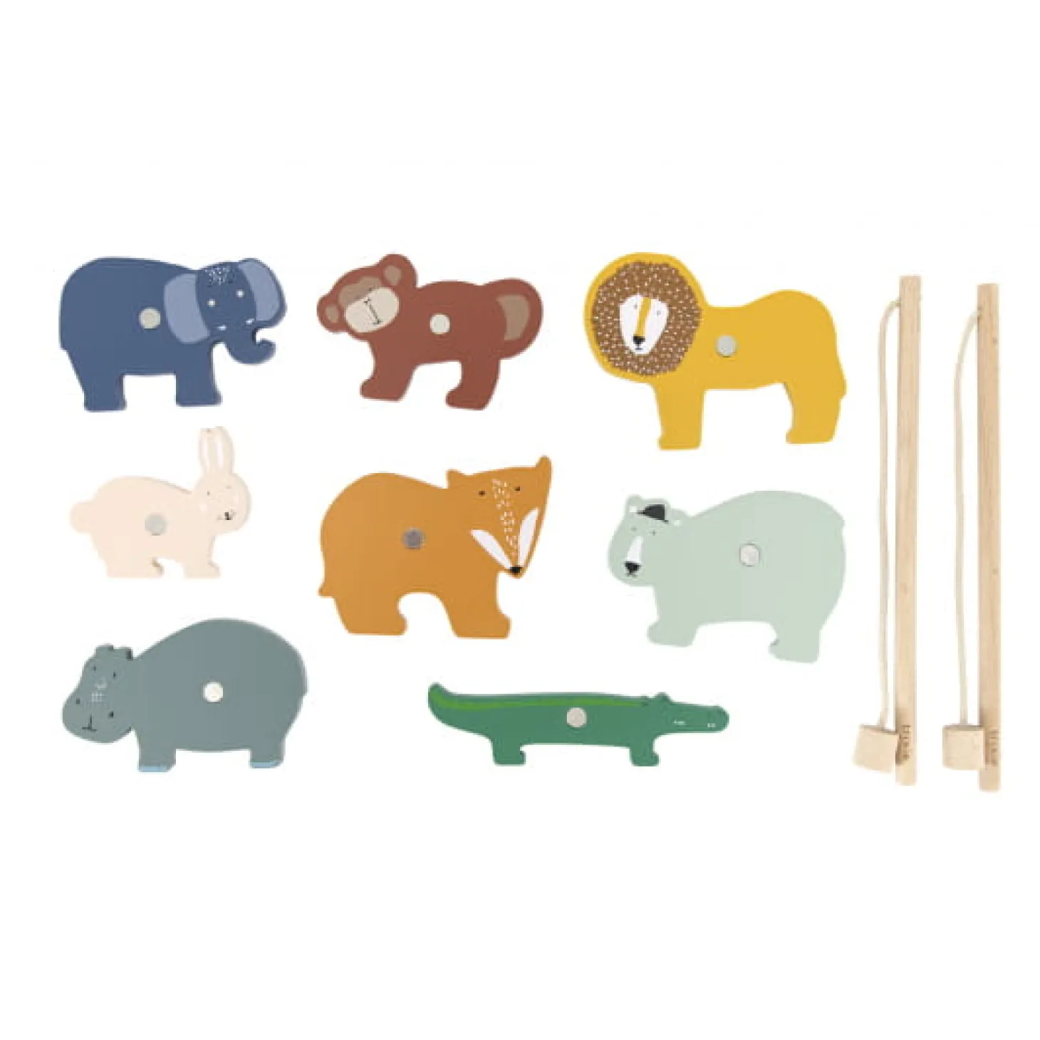 Animals Drewniana gra wędkarska