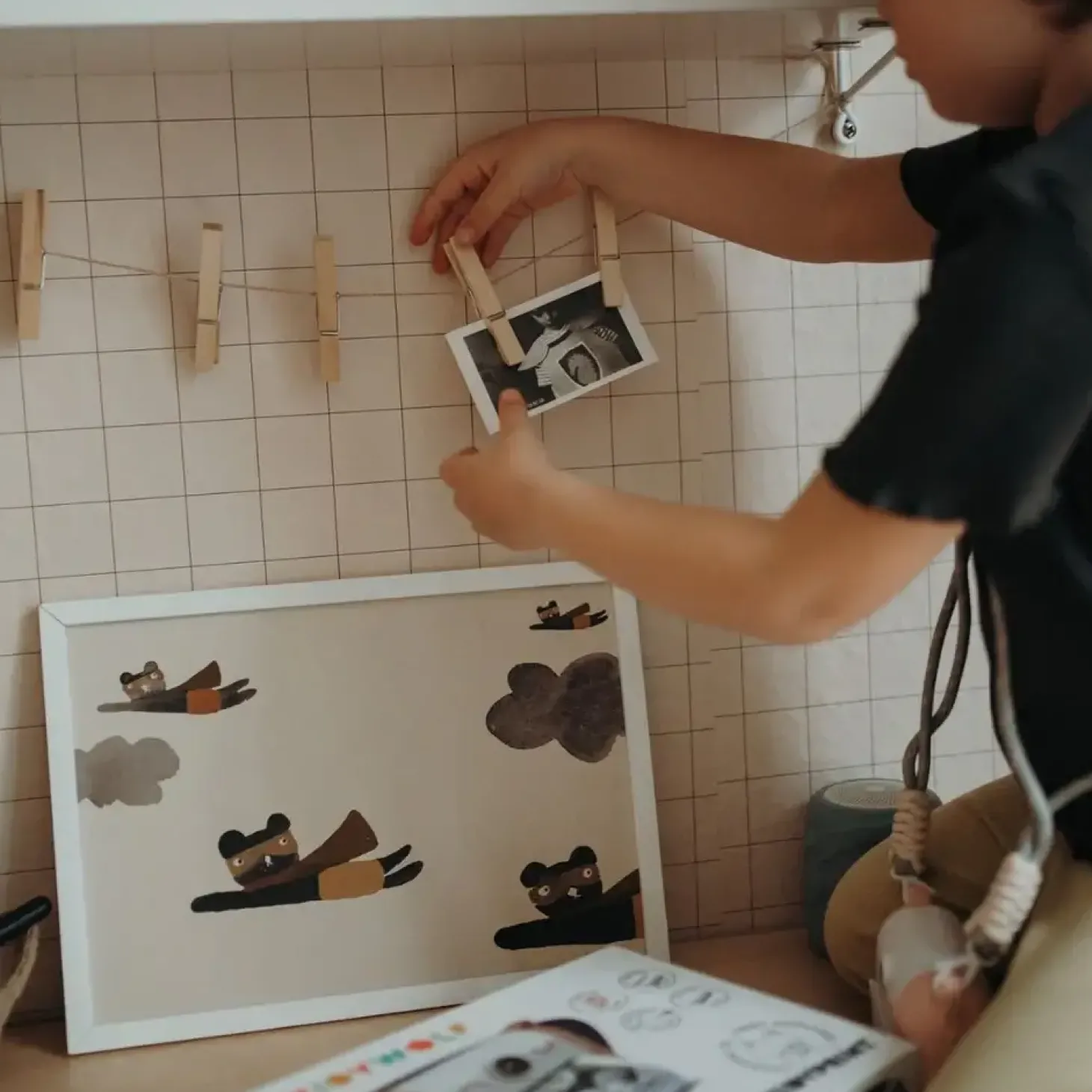 Aparat fotograficzny z funkcją drukowania KIDYPRINT - zielony