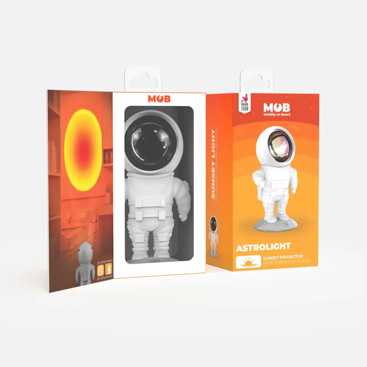 Astrolight - projektor zachodu słońca, orange