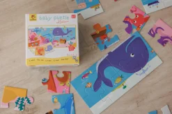 Baby puzzle - dwustronne puzzle dla najmłodszych - MORZE