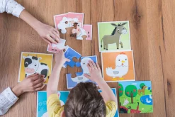 Baby puzzle - dwustronne puzzle dla najmłodszych - WIEŚ