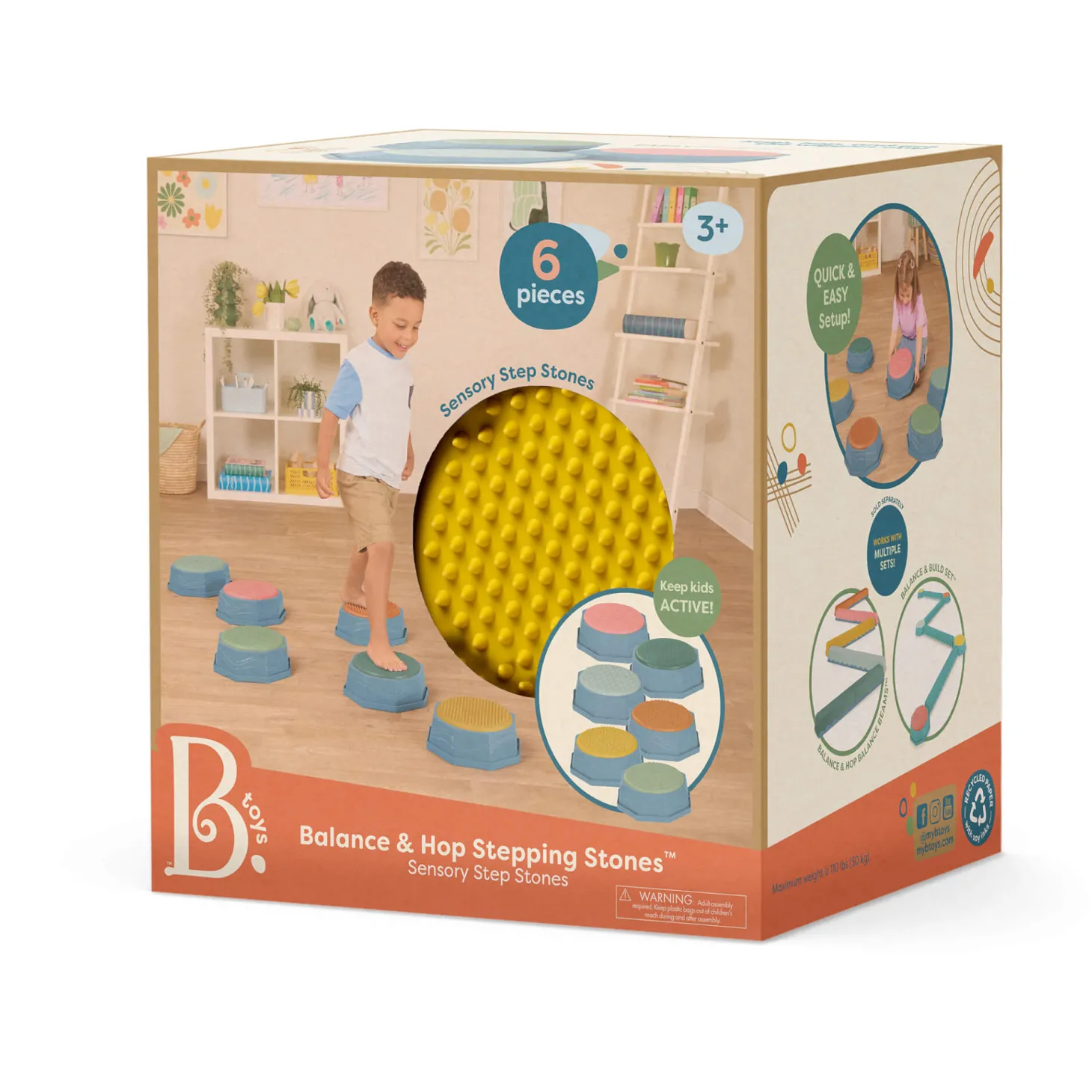 Balance & Hop Stepping Stones – kamienie sensoryczne