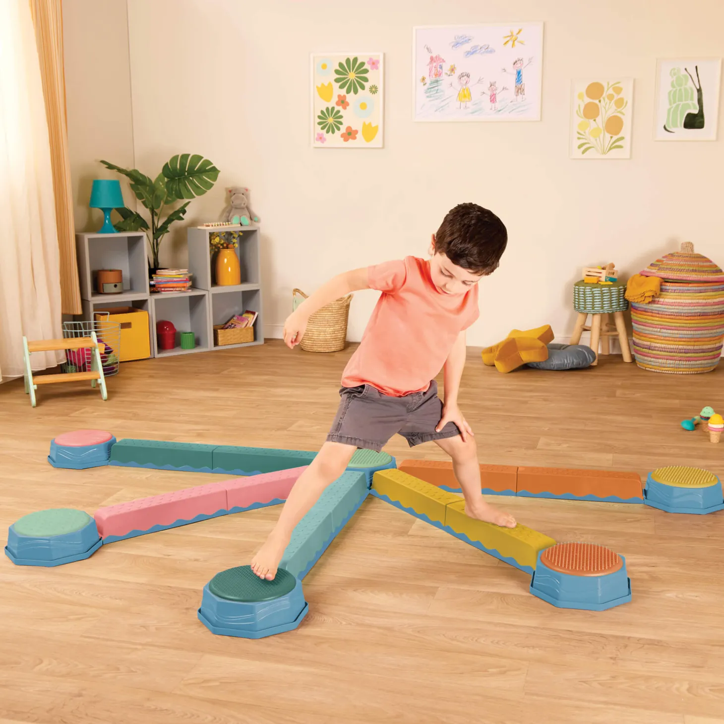 Balance & Hop Stepping Stones – kamienie sensoryczne