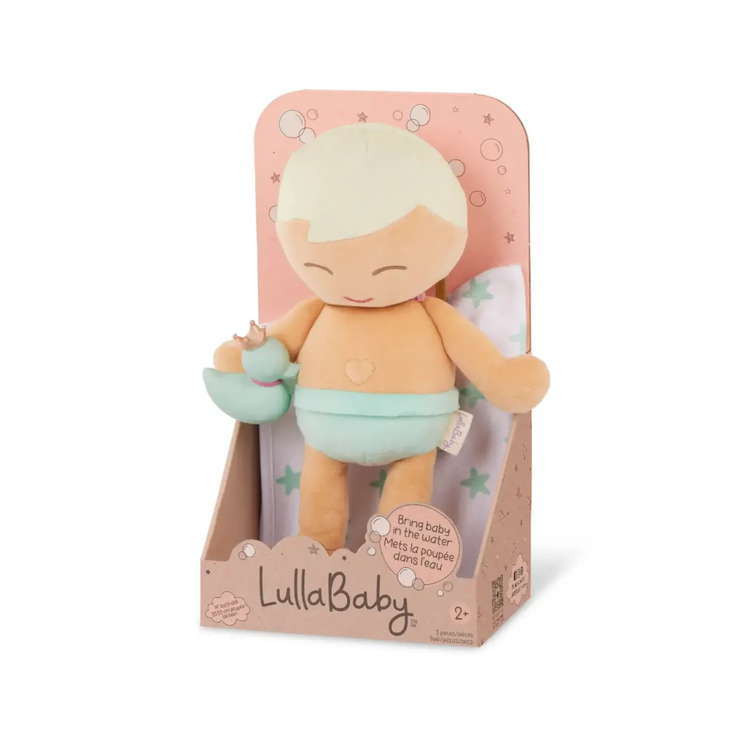Bath Doll Lulla Baby - lalka przytulanka do kąpieli - chłopiec blondyn