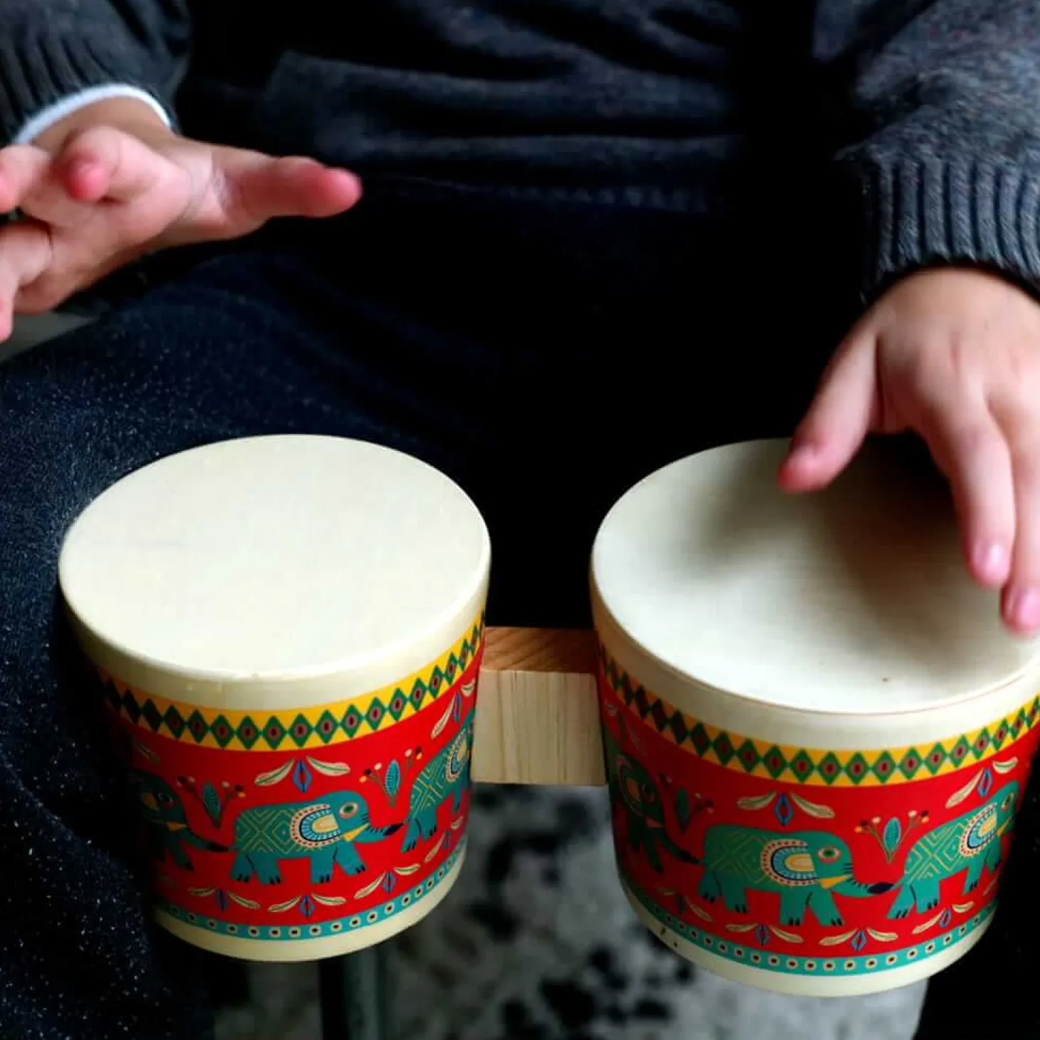 Bębny bongo instrument muzyczny