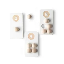 Cyfry - drewniane klocki do nauki liczenia