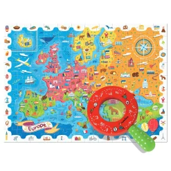 DETECTIVE PUZZLE - puzzle, gra detektywistyczna - MAPA EUROPY