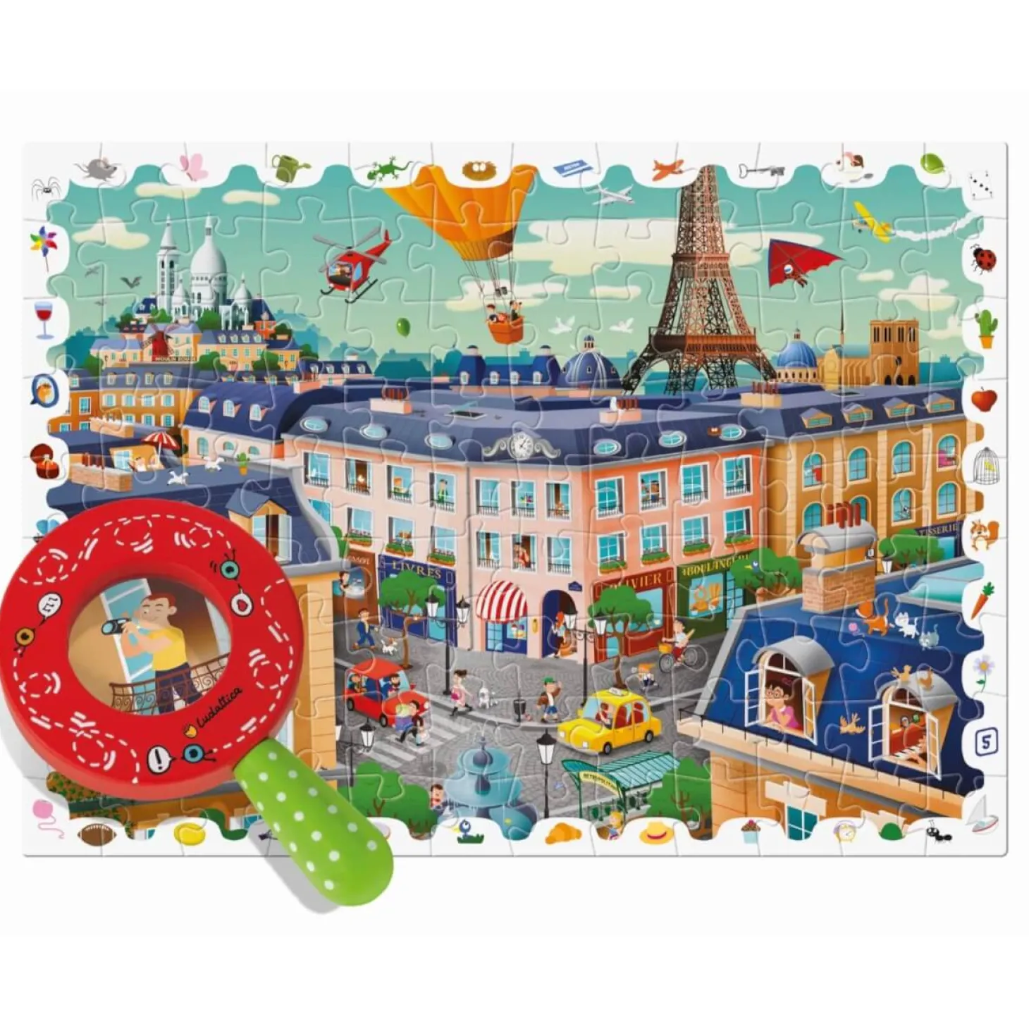 DETECTIVE PUZZLE - puzzle, gra detektywistyczna - MIASTO