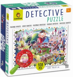 DETECTIVE PUZZLE - puzzle, gra detektywistyczna - BAŚNIOWA KRAINA