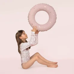 Dmuchane koło do pływania dla dzieci 3-6 lat (15-30 kg) - różowe