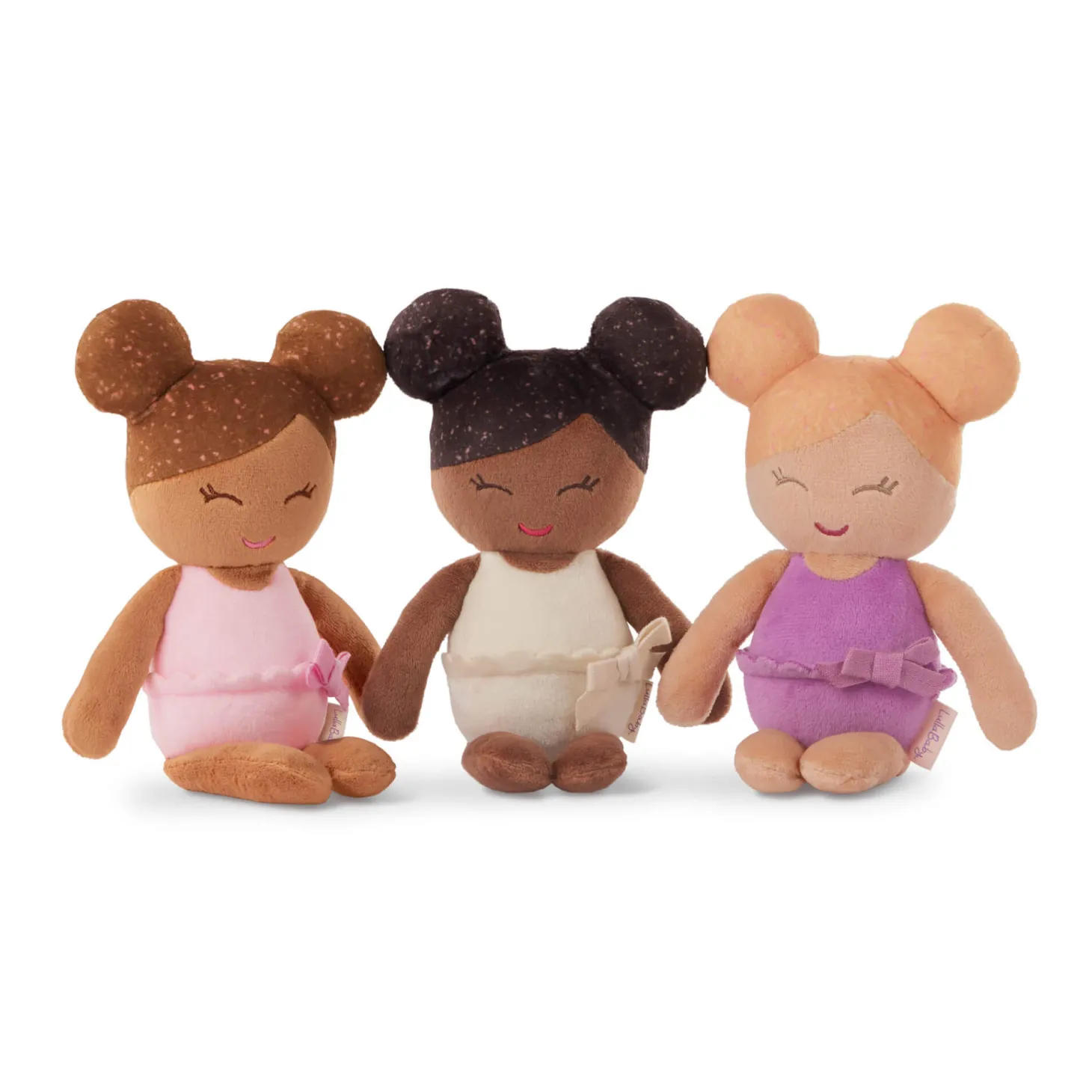 Doll Bundle - Trio laleczek kąpielowych z koszykiem