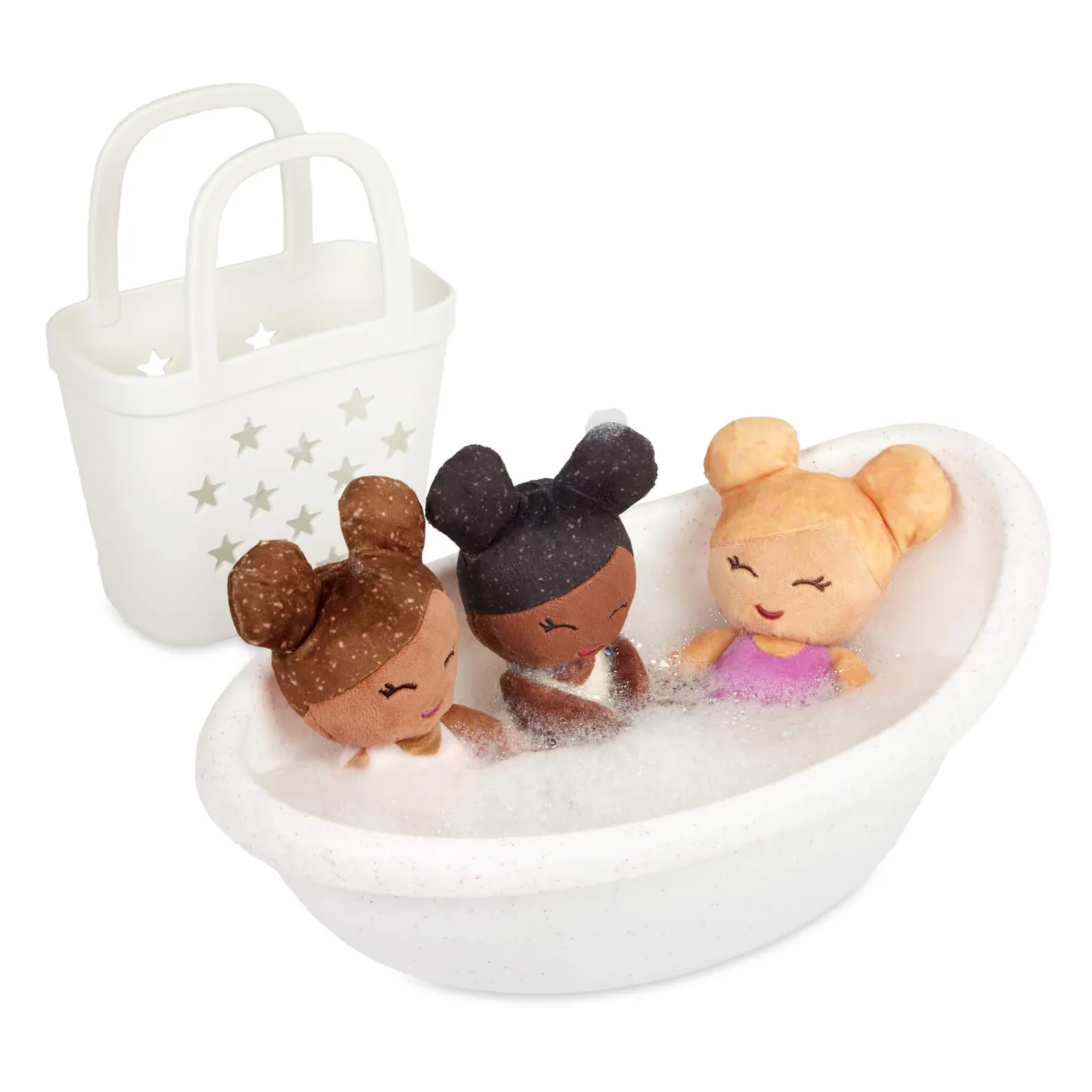 Doll Bundle - Trio laleczek kąpielowych z koszykiem