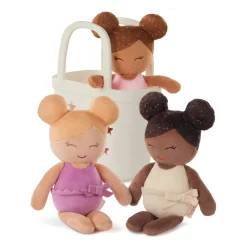 Doll Bundle - Trio laleczek kąpielowych z koszykiem