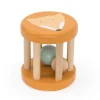 Drewniana grzechotka roller - Lis
