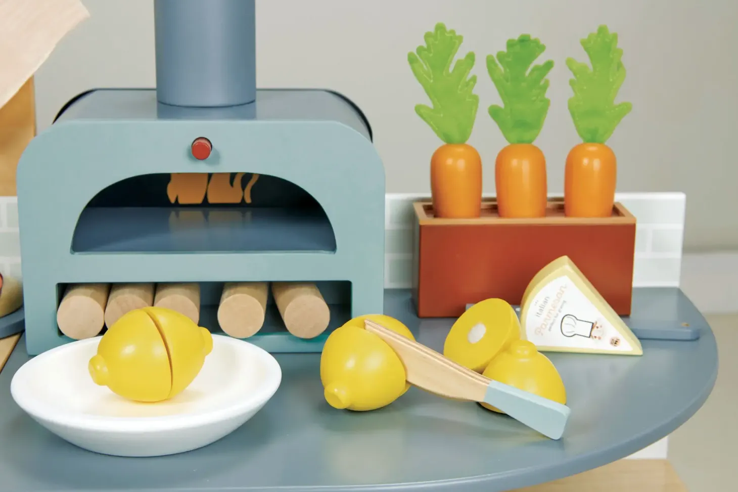 Drewniana kuchnia XXL z piekarnikiem La Fiamma Grand Kitchen