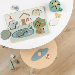 Drewniane puzzle warstwowe Deer Friends