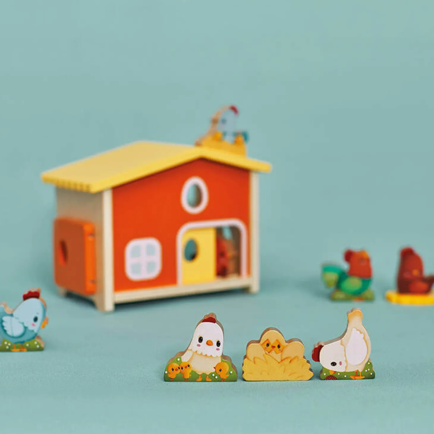 Drewniany domek Farma Mój pierwszy kurnik 18 m+