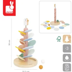 Drewniany kulodrom Ptaszek Sweet Cocoon 3+