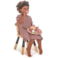 Drewniany serwis do herbaty, Mini Chef