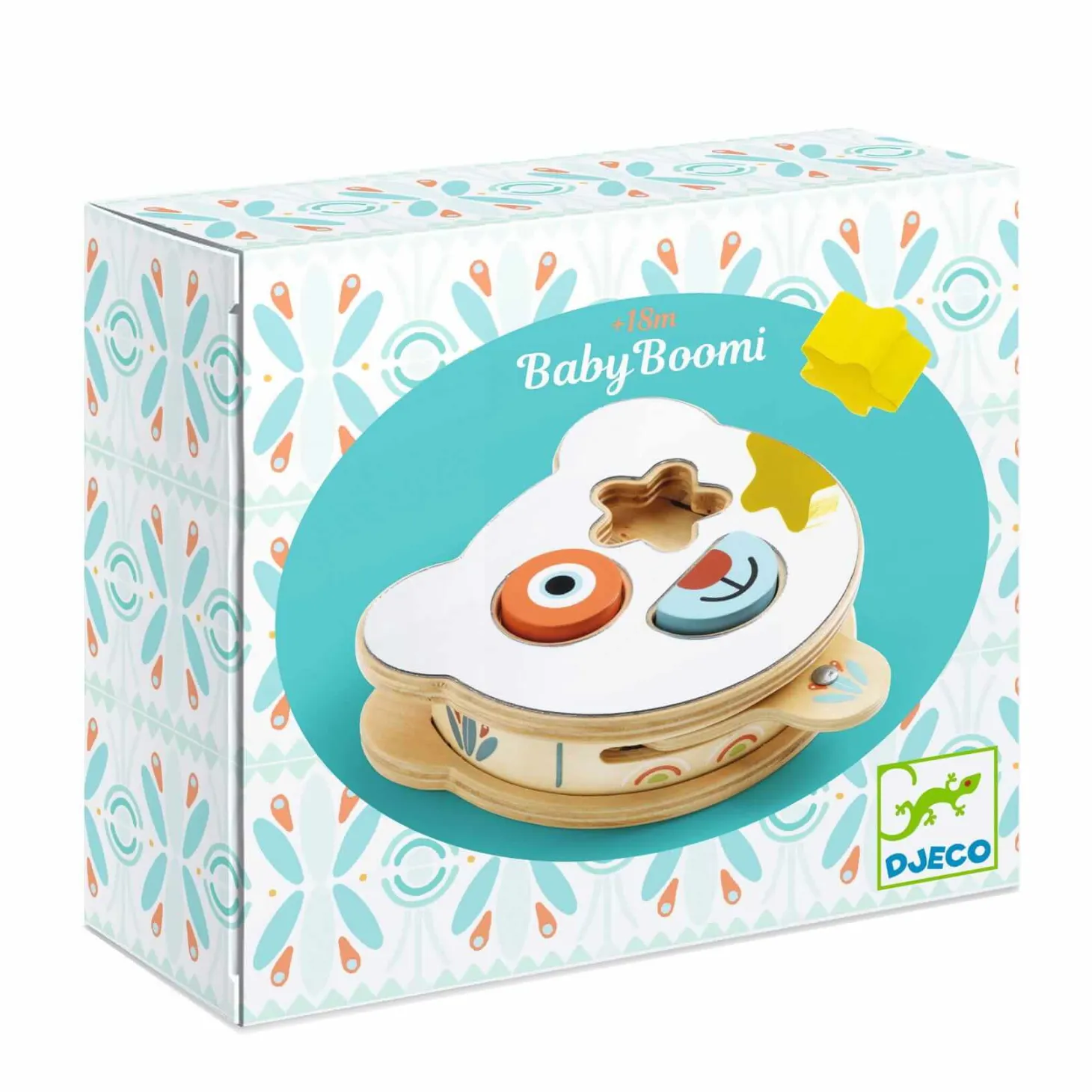 Drewniany sorter z lusterkiem BABY BOOMI