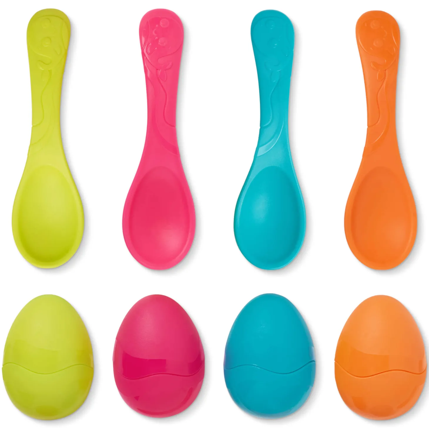 Egg & Spoon Racers - zestaw do zabawy w wyścigi z jajkami na łyżkach