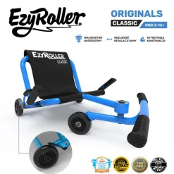 EzyRoller Classic Pojazd gokart napędzany nogami klasyczny 3-12 lat - Blue