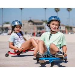 EzyRoller Spinner X Pojazd gokart napędzany nogami z funkcją 360° 4-12 lat - Blue