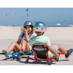 EzyRoller Spinner X Pojazd gokart napędzany nogami z funkcją 360° 4-12 lat - Red