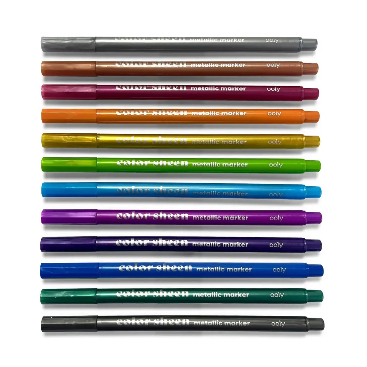 Flamastry Metaliczne, Color Sheen 12 szt.