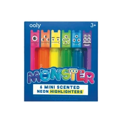 Flamastry Pachnące Neonowe Mini Małe Potworki, Monster