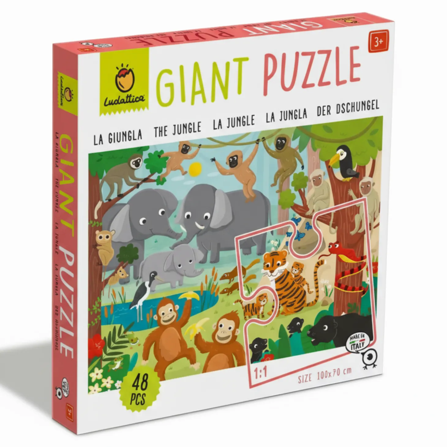 GIGANT PUZZLE – puzzle podłogowe – DŻUNGLA