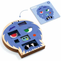 Gra logiczna CRAZY FACES 5+