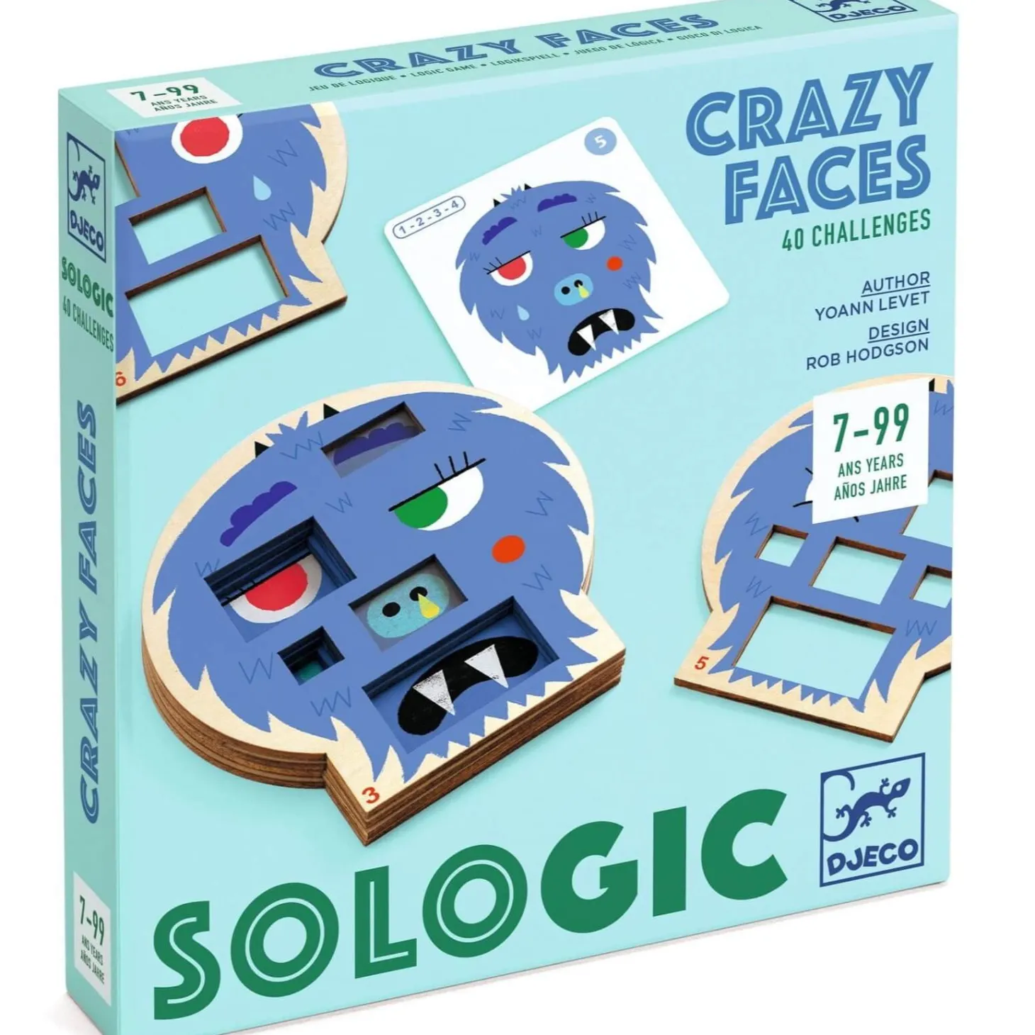 Gra logiczna CRAZY FACES 5+