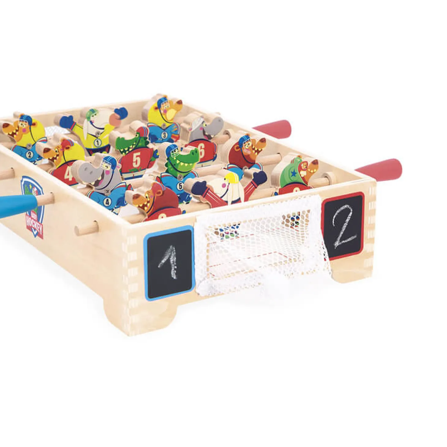 Gra zręcznościowa drewniana Mini hokej Applepop 3+