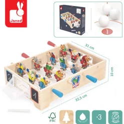 Gra zręcznościowa drewniana Mini hokej Applepop 3+