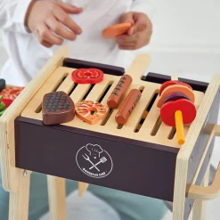 Grill drewniany z akcesoriami 3+