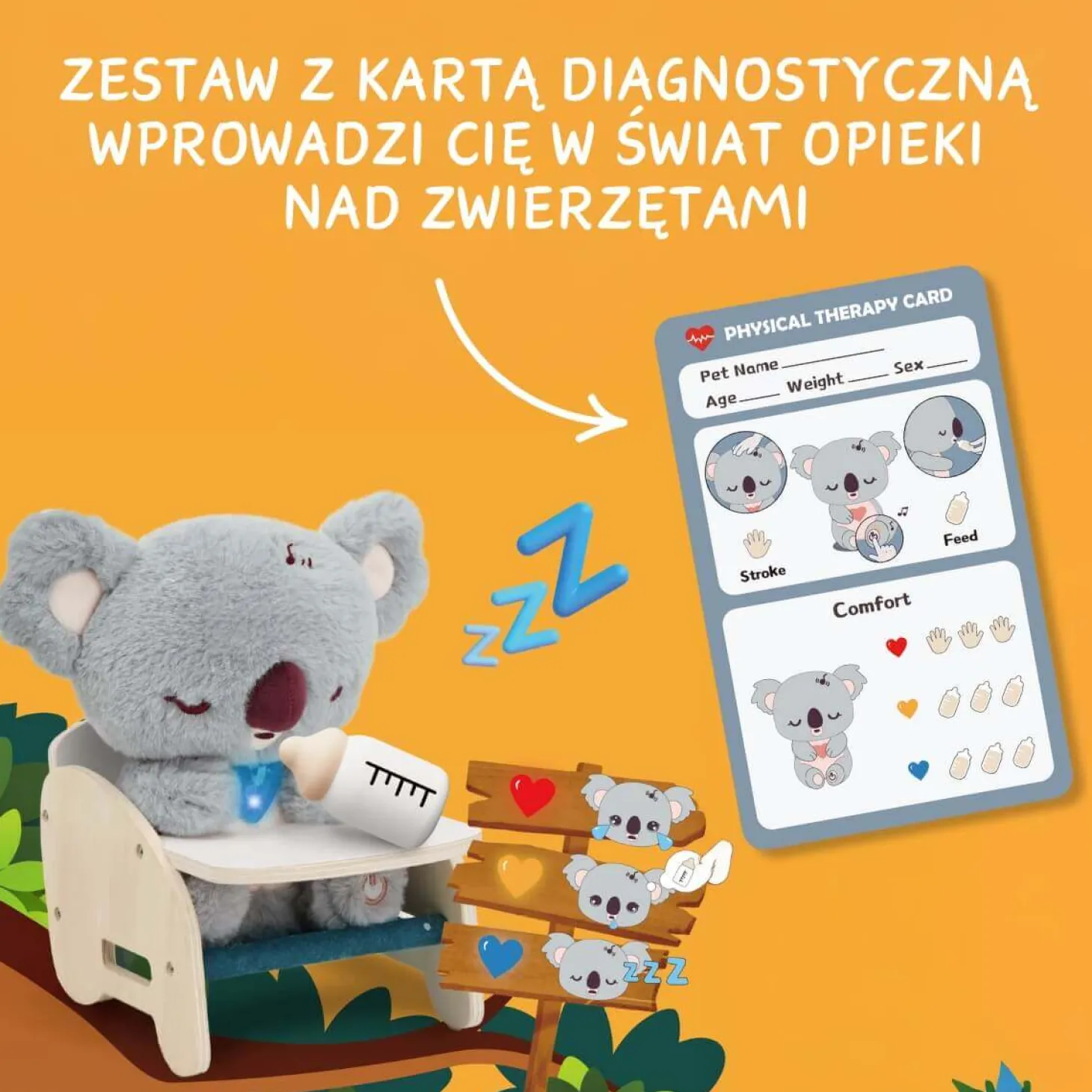 II GATUNEK: Zabawka interaktywna Baby Koala, 3+