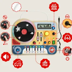 Interaktywna tablica muzyczna Mały DJ, 36m+