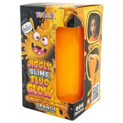 Jiggly Slime Fluo Glow - pomarańczowy, 430g