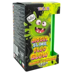 Jiggly Slime Fluo Glow - zielony, 430g