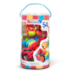 Jungle Adventures - klocki jeżyki w tubie - zestaw DŻUNGLA, 54 elementy