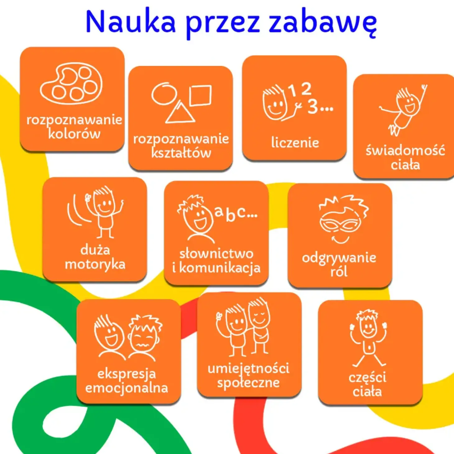 Karty do kostki aktywności - nauka przez zabawę 1+ mini e-book 2+