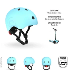 Kask S-M dla dzieci 3+ Blueberry kolekcja Icecream