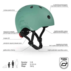 Kask S-M dla dzieci 3+ Forest