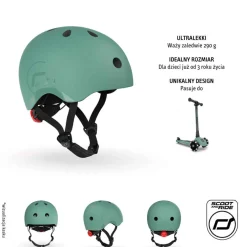 Kask S-M dla dzieci 3+ Forest