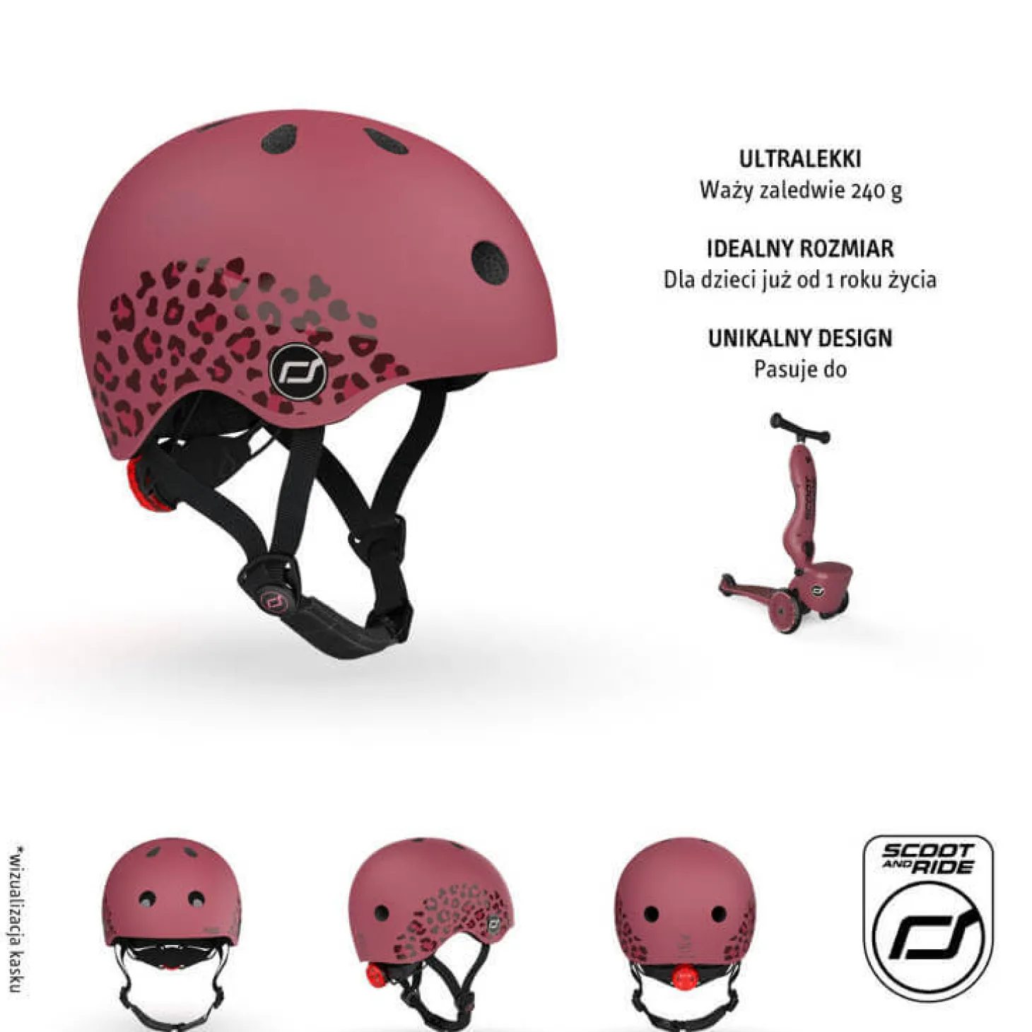 Kask XXS-S dla dzieci 1-5 lat Wildcat