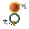 Kauczukowa grzechotka sensoryczna Evolutive Capsule