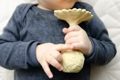 Kauczukowy gryzak z grzechotką - Stokrotka